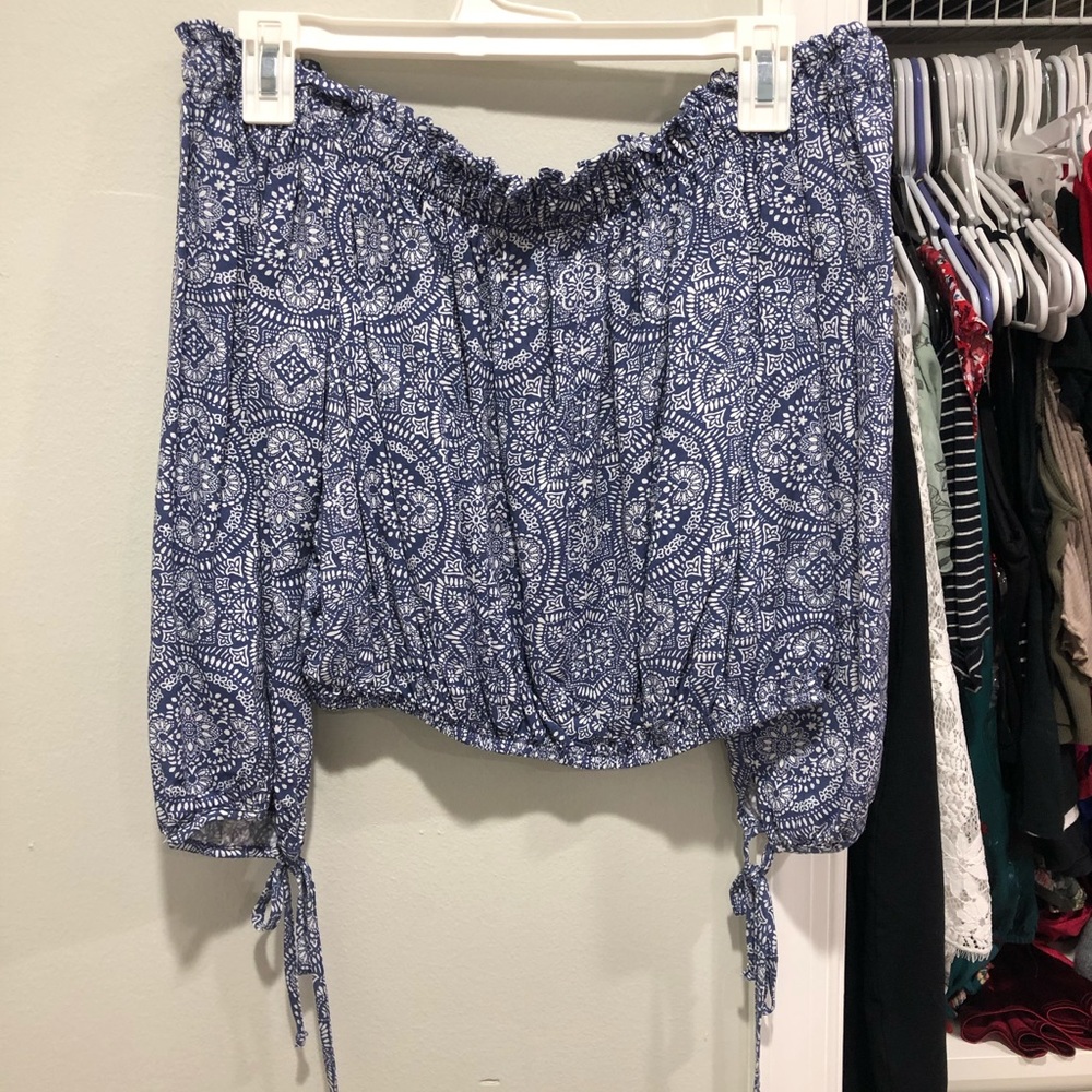 Off the shoulder shirt